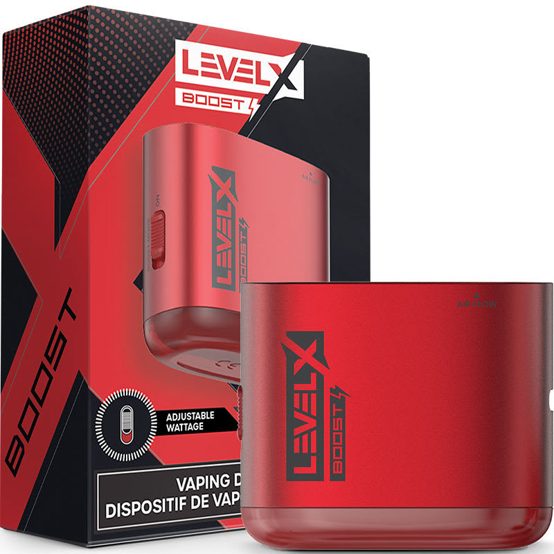 level X boost battery 850mah scarlet red