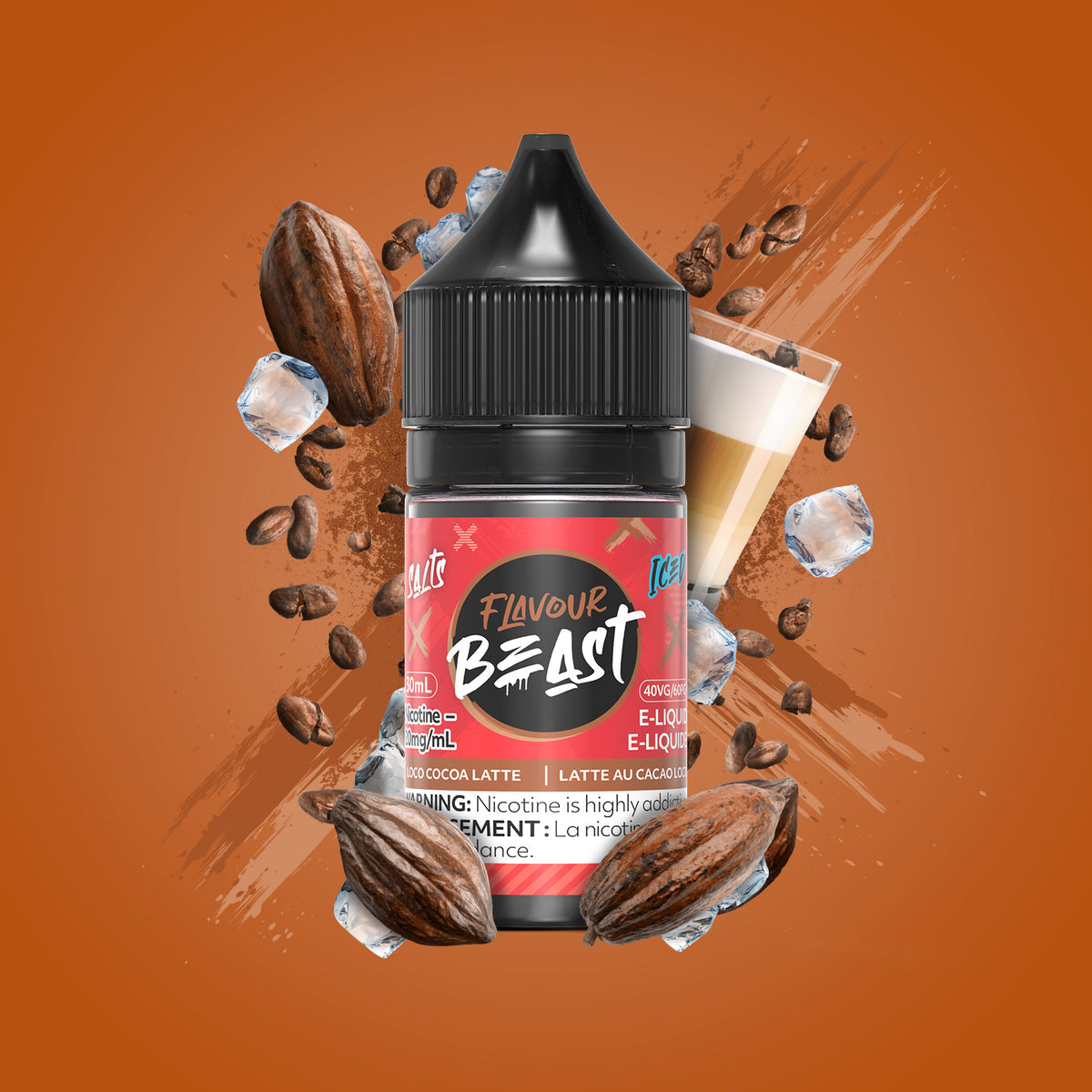Flavour Beast E-Liquid Loco Cocoa Latte 20mg/30ml*