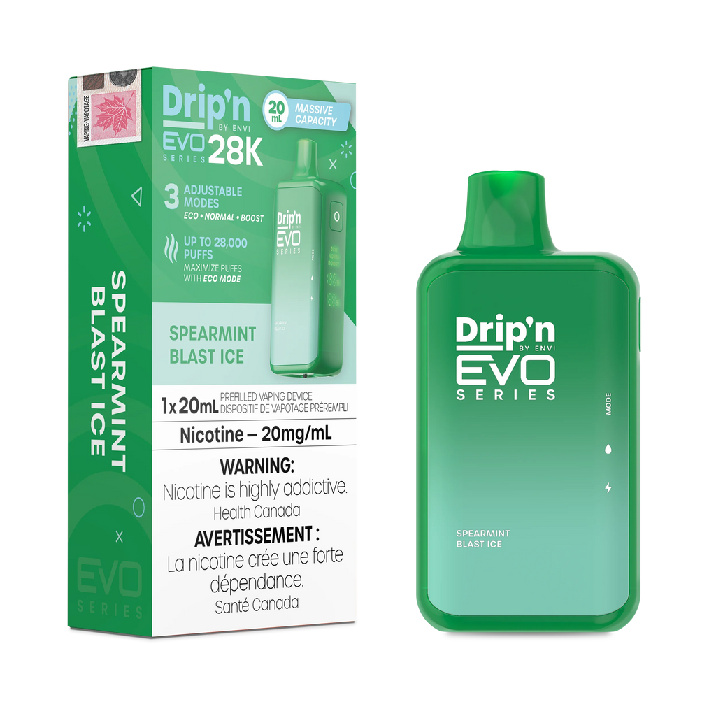 Dripn Evo 28k Spearmint blast ice*