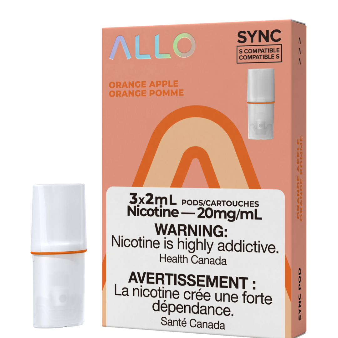 Allo Sync Pod 3pk Orange Apple - Provincial tax