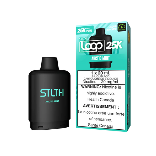 Stlth loop 25k pod Arctic Mint (Provincial Tax)