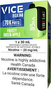 VICE BOX 2 70K FROSTY GREEN APPLE- provincial tax