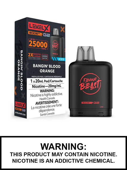 Level x Boost G2 25k Bangin’ Blood Orange*