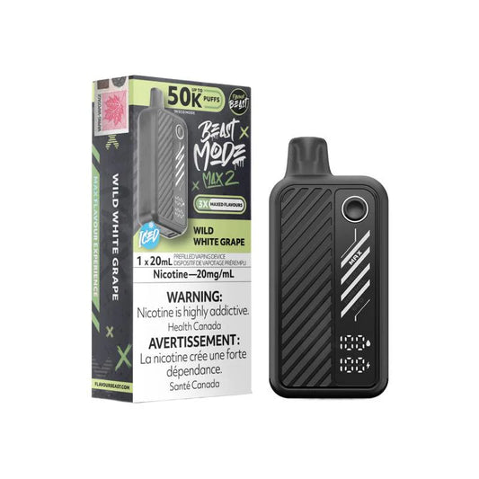 Flavour beast mode max 2 50k Wild White Grape*