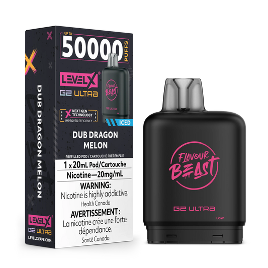 Level x G2 Ultra 50k Pod Dub Dragon Melon(Provincial Tax)
