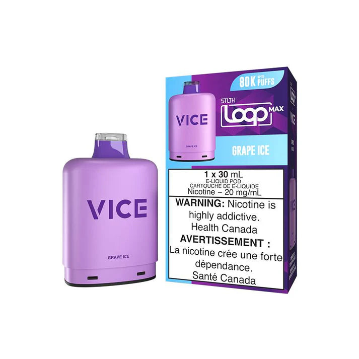 Stlth Loop max x Vice 80k Grape Ice