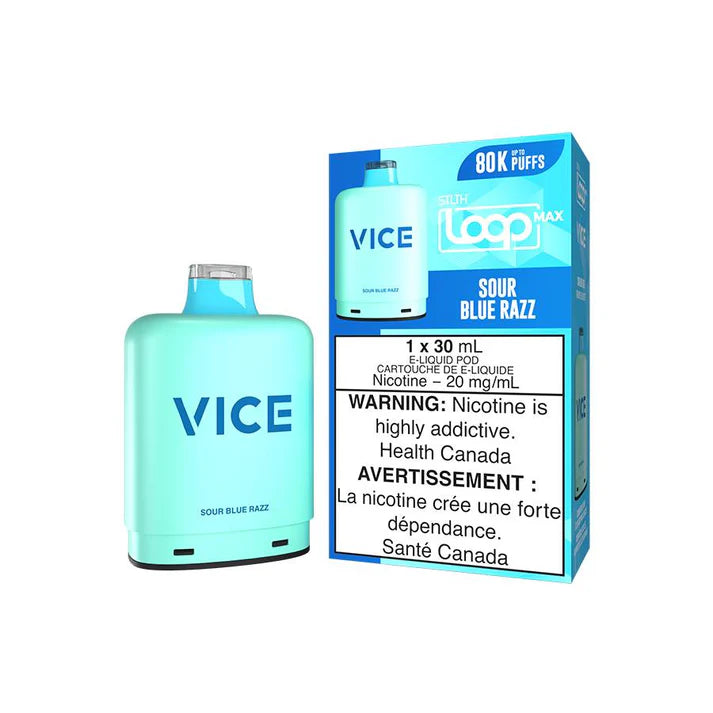 Stlth Loop max x Vice 80k Sour Blue Razz