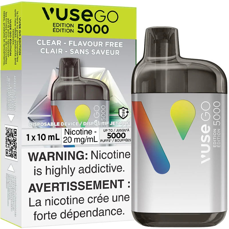 Vuse GO 5000 Clear Flavour Free - Provincial tax