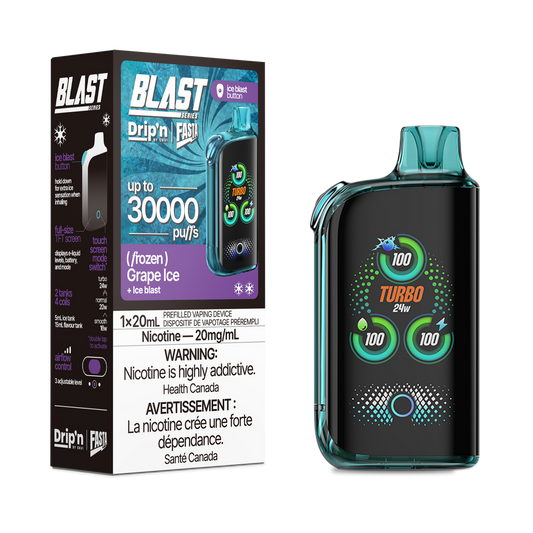 Dripn by Envi Fasta Blast 30k Grape ice - Provincial Tax