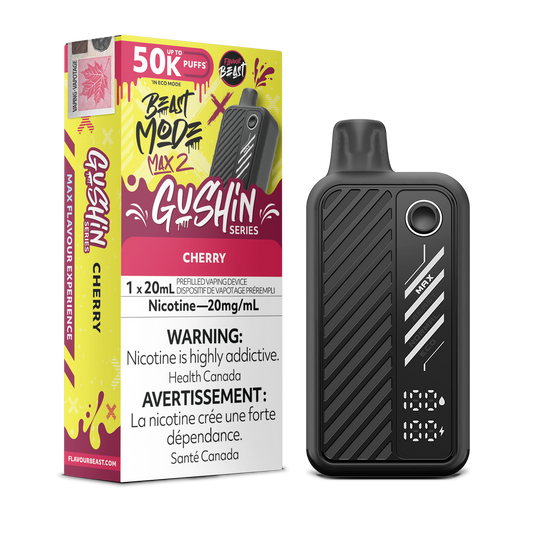Flavour beast mode max 2 50k (Gushin series)Cherry -Provincial Tax