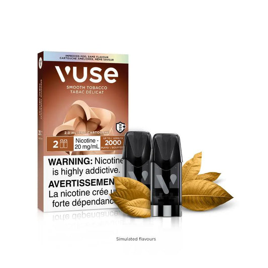 Vuse epod x2 smooth tobacco 20mg- Provincial Tax