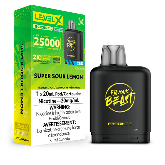 Level x Boost G2 25k Super sour lemon *