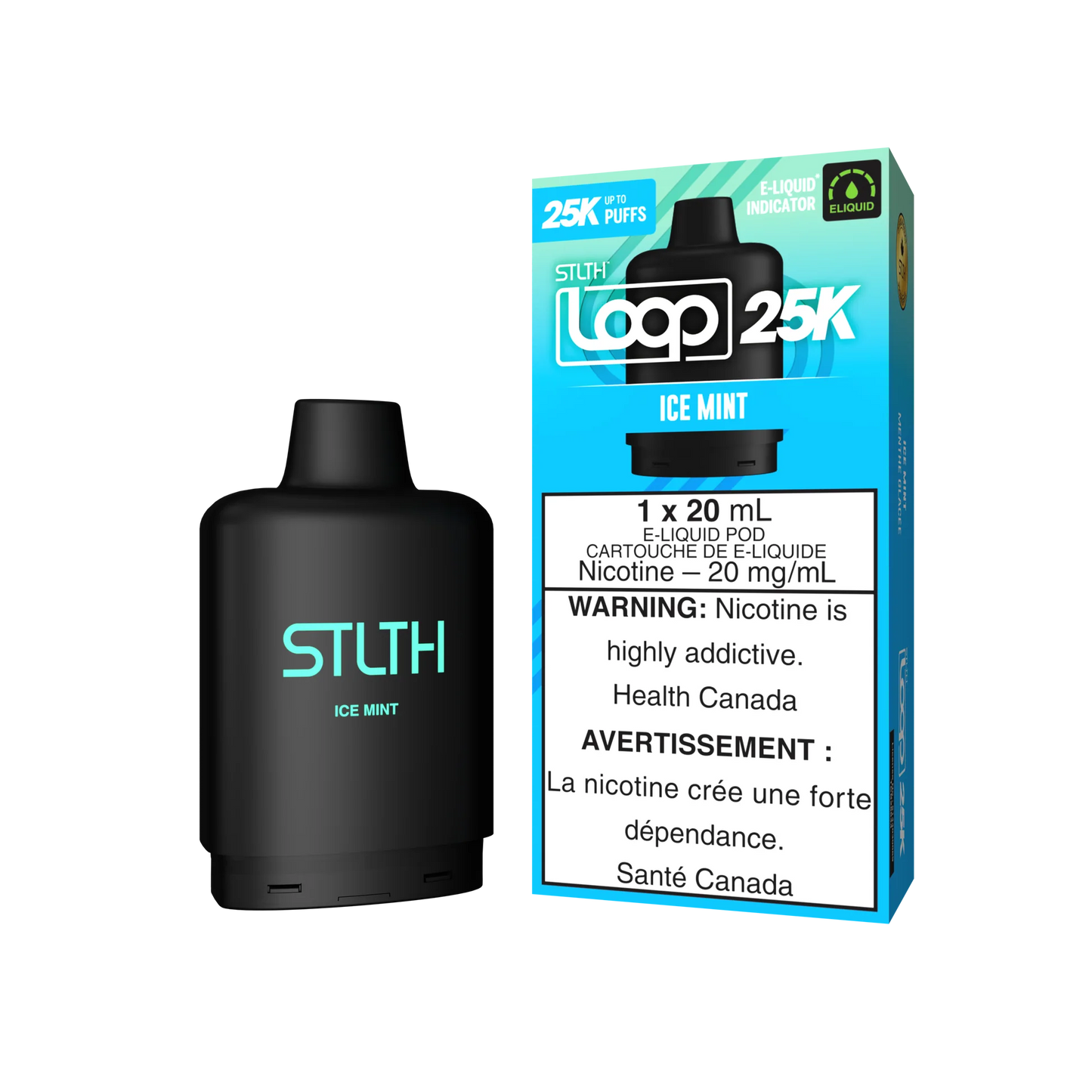 Stlth Loop 25k pod Ice Mint (Provincial Tax)