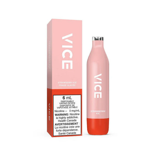 Vice 2500 Strawberry Ice (Nicotine Free)*