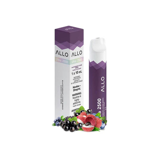 Allo ultra 2500 Blackcurrant Lychee Berries - Provincial Tax