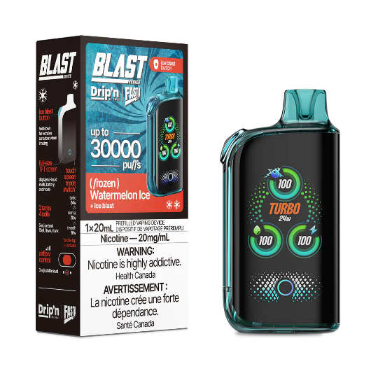 Dripn by Envi Fasta Blast 30k Watermelon Ice - Provincial Tax