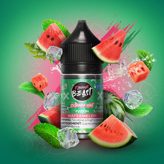 Flavour Beast E-Liquid Extreme mint fuzion Watermelon 20mg/30ml *