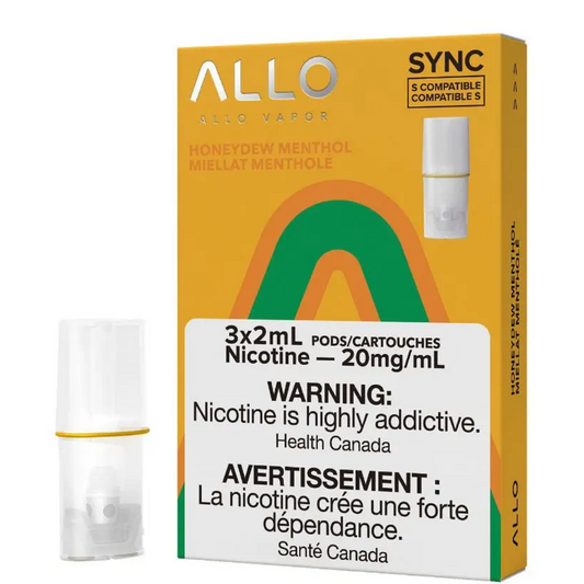 Allo Sync Pod 3pk Honeydew Menthol - Provincial tax