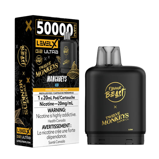 Level X twelve monkeys g2 ultra 50k Mangabeys