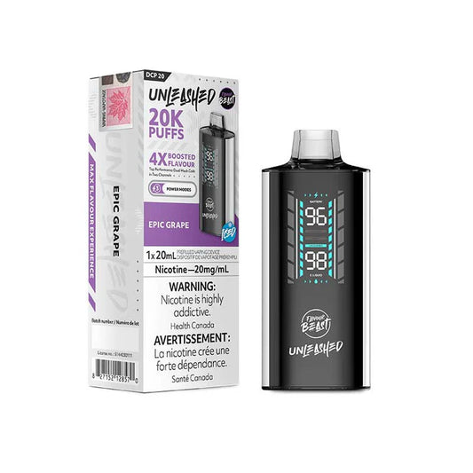 Flavour Beast Unleashed 20k Puffs Epic Grape - Provincial Tax