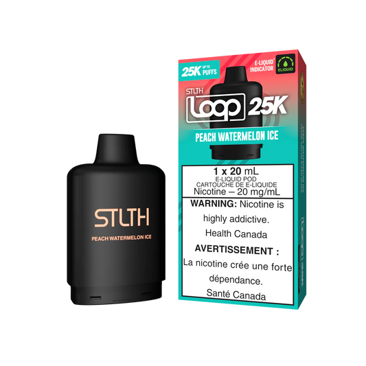 Stlth loop 25k pod Peach Watermelon ice