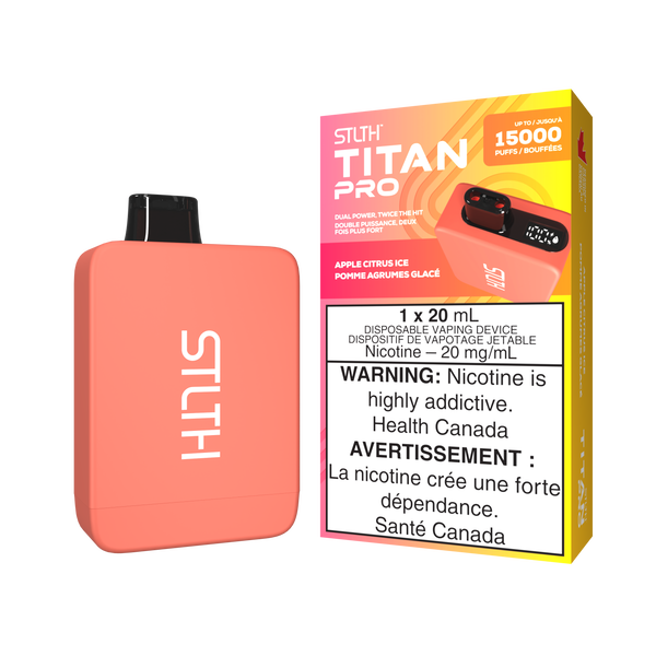 Stlth Titan Pro 15k Apple Citrus Ice*