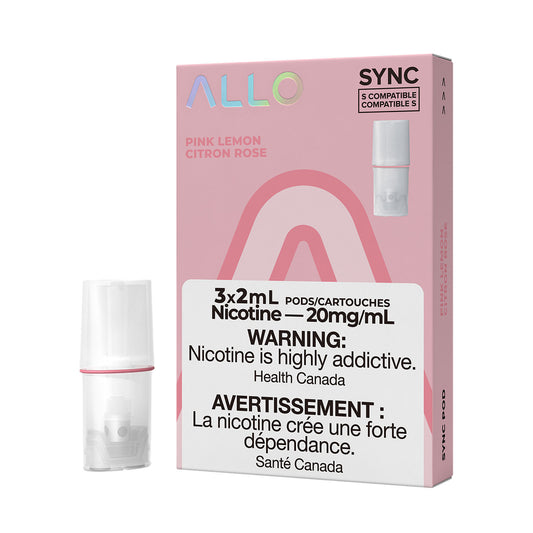 Allo Sync Pod 3pk Pink Lemon - Provincial tax