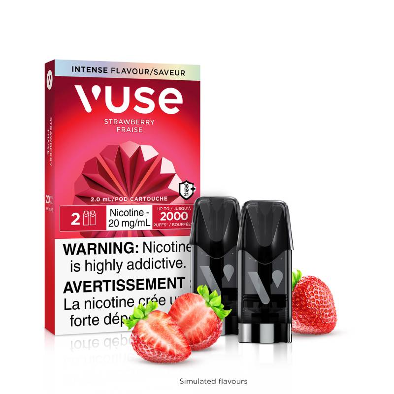 Vuse epod x2 strawberry 20mg- Provincial Tax