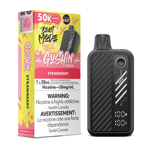 Flavour beast mode max 2 50k (Gushin Series) Strawberry -Provincial Tax