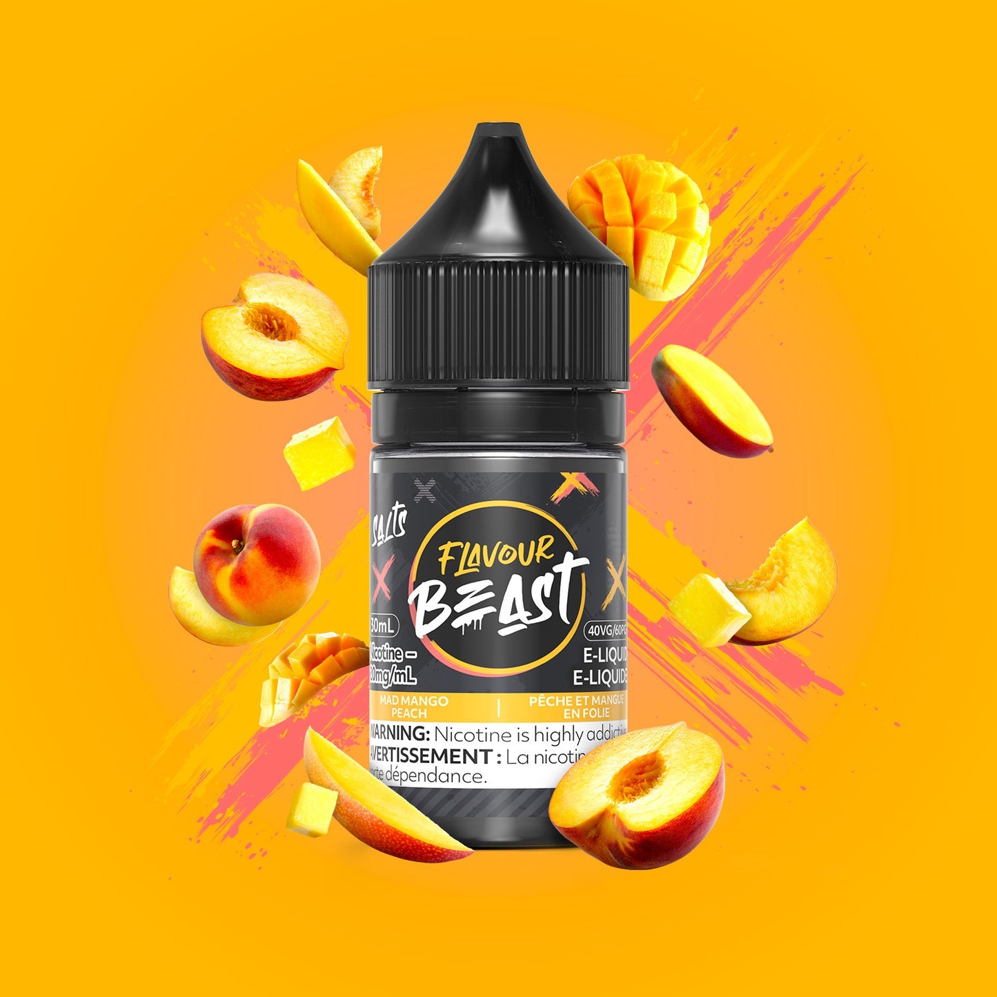 Flavour Beast E-Liquid Mad Mango Peach 20mg/30ml*