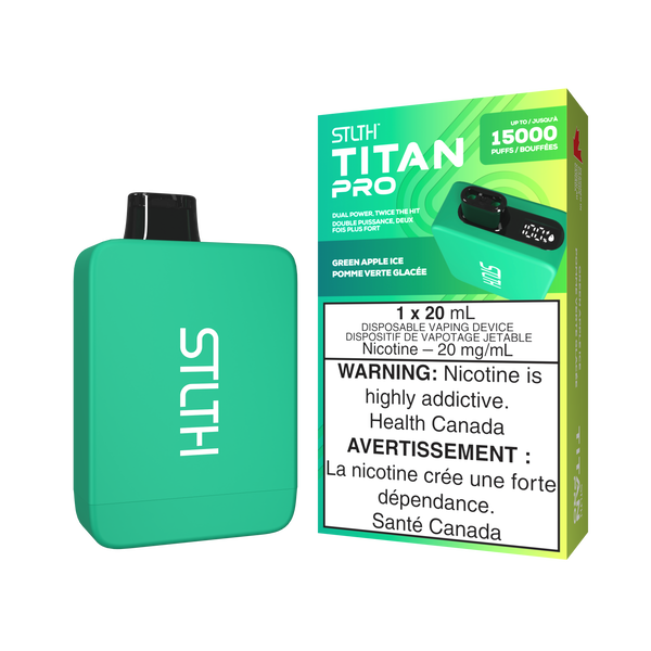 Stlth Titan Pro 15k Green Apple Ice*