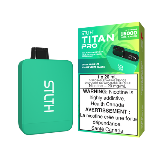 Stlth Titan Pro 15k Green Apple Ice*