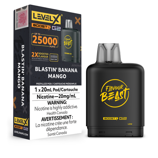 Level x boost G2 25k Blastin’ Banana Mango - Provincial Tax