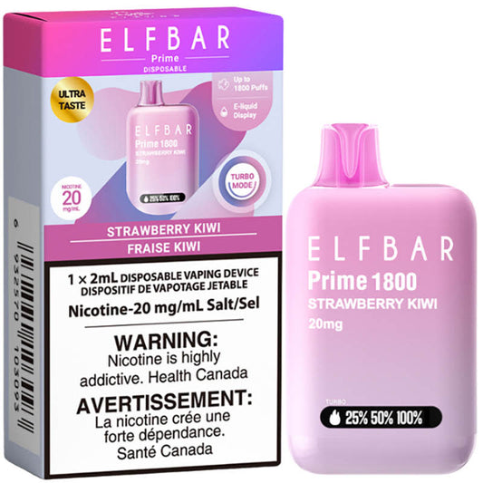 ELFBAR PRIME 1800 STRAWBERRY KIWI