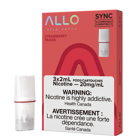 Allo Sync Pod 3pk Strawberry - Provincial tax