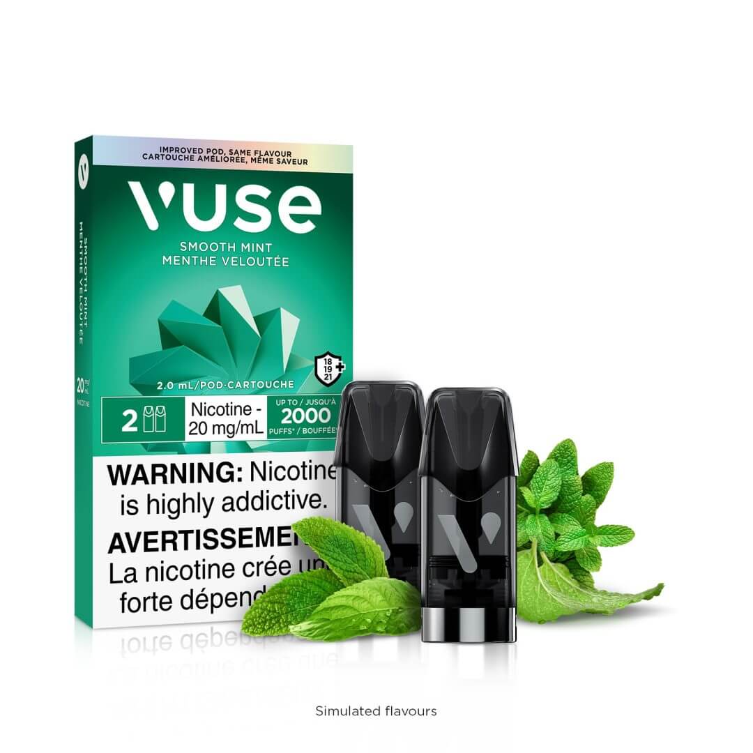 Vuse epod x2 Smooth Mint 20mg - Provincial Tax