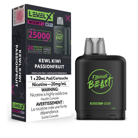 Level x boost G2 25k Kewl Kiwi Passionfruit - Provincial Tax