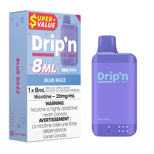 Dripn by Envi 16k Blue Razz