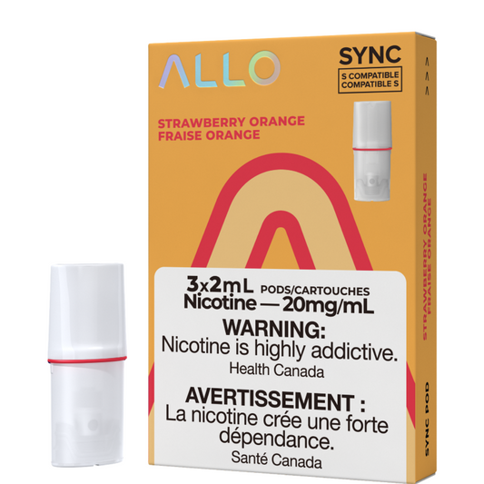 Allo Sync Pod 3pk Strawberry Orange - Provincial tax