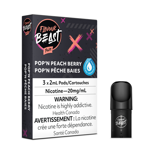 Flavour Beast Pod 3pk Packin Peach Berry -Provincial Tax