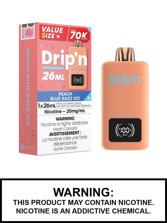 Dripn by Envi 70k Peach Blue Razz Ice*