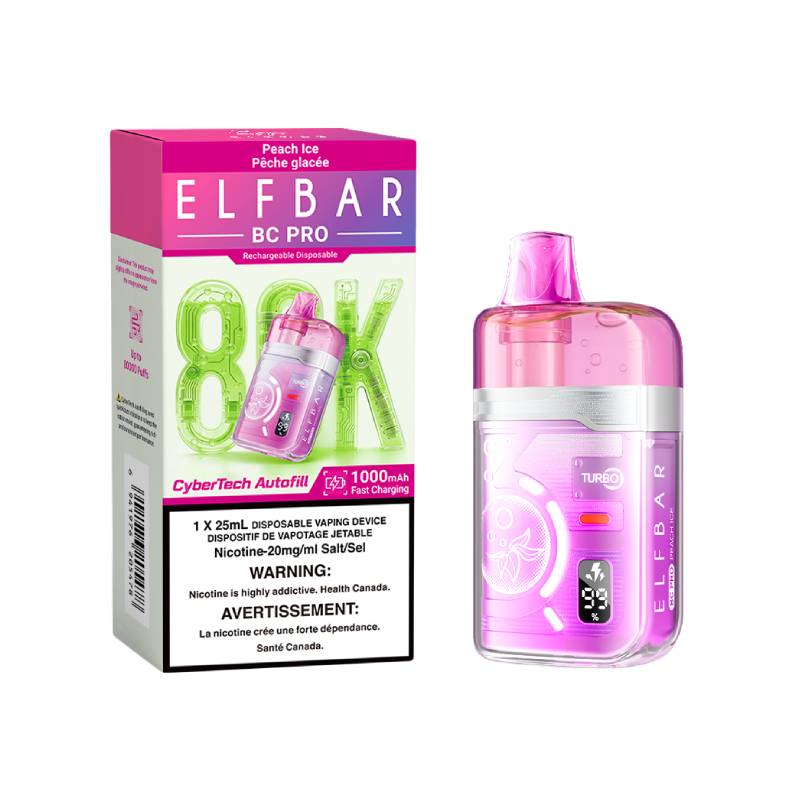 Elfbar bc pro 80k Peach Ice