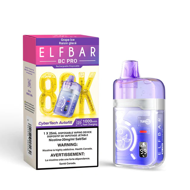 Elfbar bc pro 80k Grape Ice