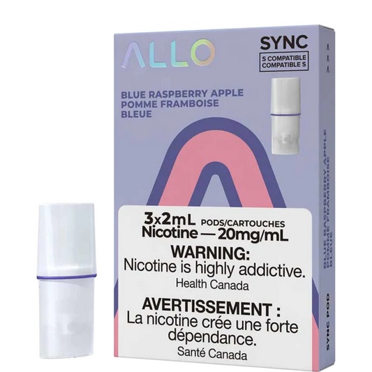 Allo Sync Pod 3pk Blue Raspberry Apple - Provincial tax