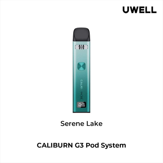 Caliburn G3 Vaping Kit Serene Lake