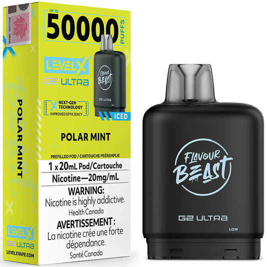 Level x g2 ultra 50k pod Polar Mint