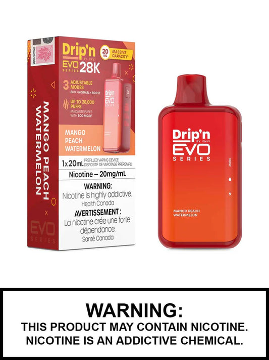 Dripn Evo 28k Mango peach watermelon *