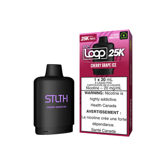 Stlth Loop 25k pod Cherry Grape Ice (Provincial Tax)