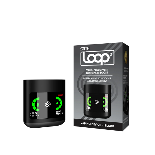 Stlth Loop Max Battery Black