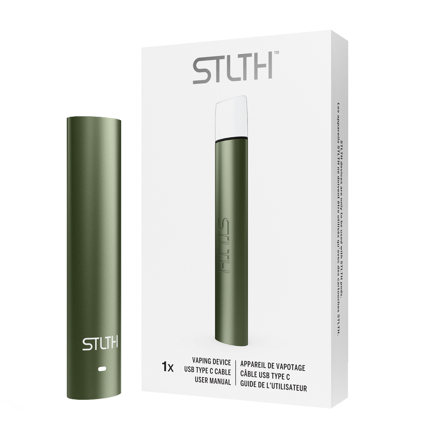 STLTH Type-C Device - Green Metal